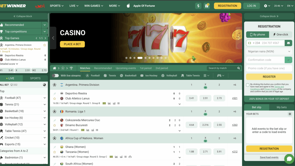 Découvrez le monde du betting avec Betwinner